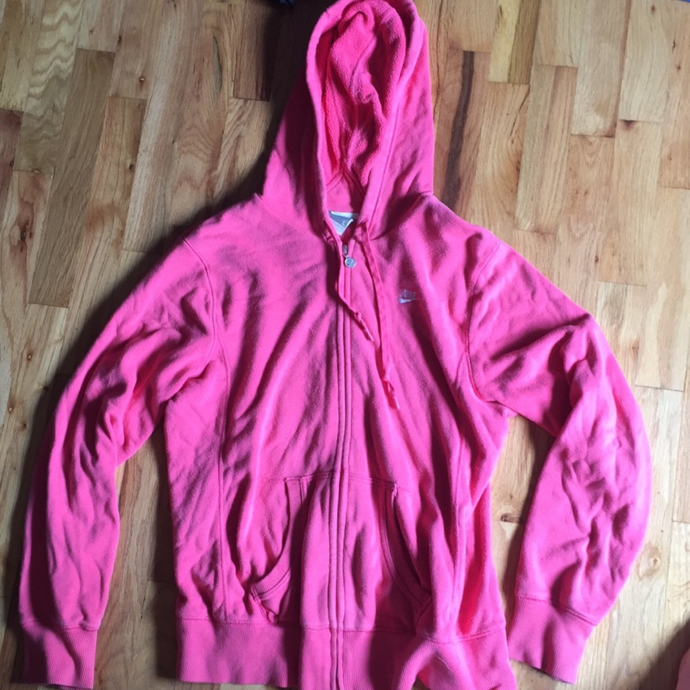 Pink zip-up jacket